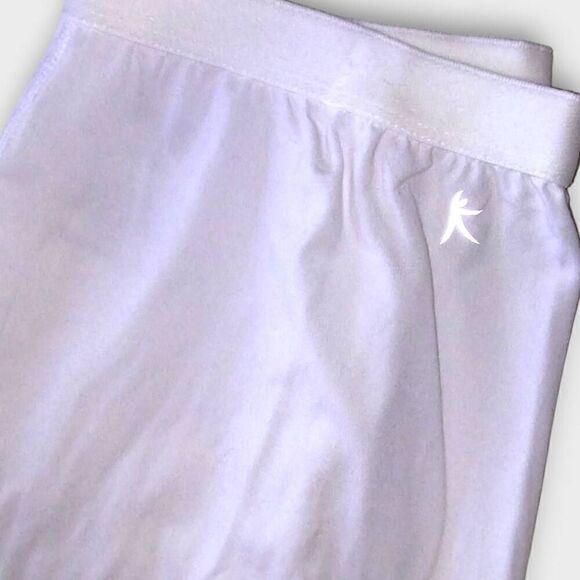 Danskin Womens Leggings Sz Small White Tights Ankle Ballet Dance‎ - Picture 5 of 6